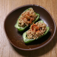 肉みそピーマン