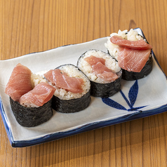 本マグロ中トロ鉄火巻き/本マグロ中トロたく巻き