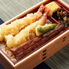 国産うなぎと海老天重弁当