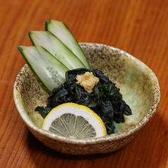 金時草の酢の物