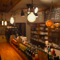 2Fは隠れ家ダイニング♪緑をちりばめた癒し空間☆