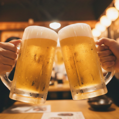 単品から飲み放題まで幅広くご用意