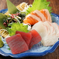 料理メニュー写真&nbsp;鮮魚盛り合わせ　3種盛り