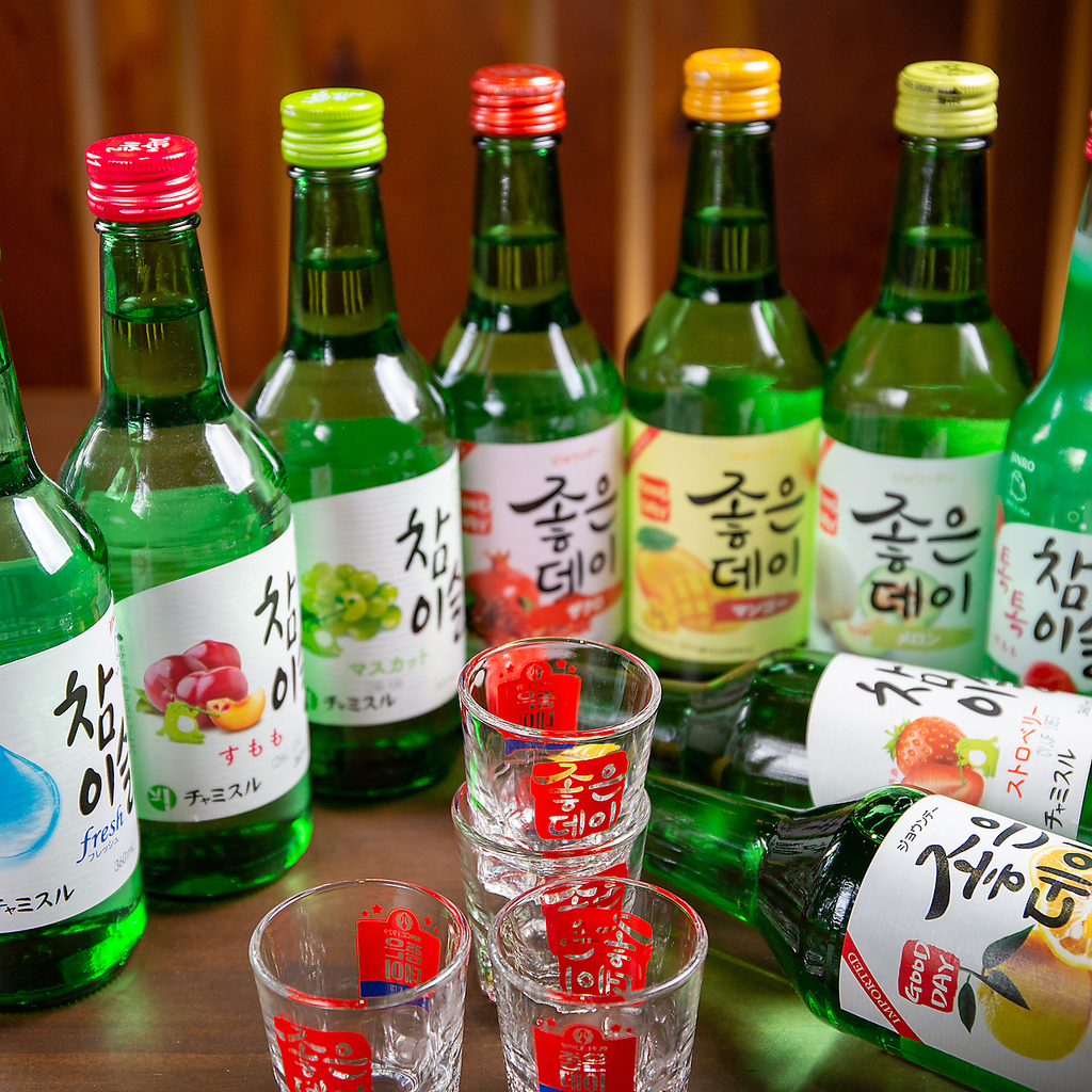 【韓国といえばチャミスル！】ジョウンデー、マッコリもございます♪味も豊富に取り揃えています◎