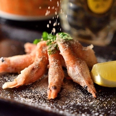 山盛り！甘エビの唐揚げ 