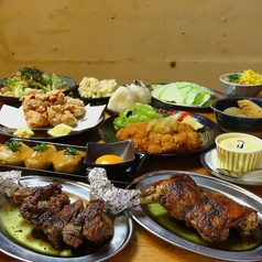 居酒屋チキン泥棒 松山骨付き鳥のコース写真