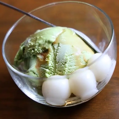 白玉抹茶アイス