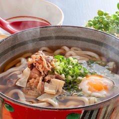 牛肉と湯葉の温玉うどん