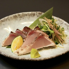 季節鮮魚の薬味たたき