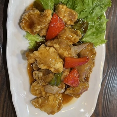 黒酢酢豚