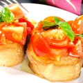料理メニュー写真 トマトのブルスケッタ