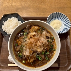 鶏カレー南蛮蕎麦（粉チーズ、小ライス付）