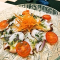 料理メニュー写真 タコのカルパッチョ