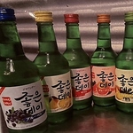 アルコールも種類が豊富！韓国焼酎ジョウンデーもあり◎