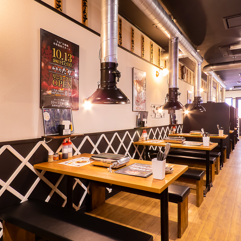 倉敷駅から近く(徒歩2分)、夜は長めに営業しているので、ゆっくりとした時間を過ごしていただけます