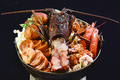 料理メニュー写真&nbsp;伊勢海老丸ごと痛風鍋(1人前)