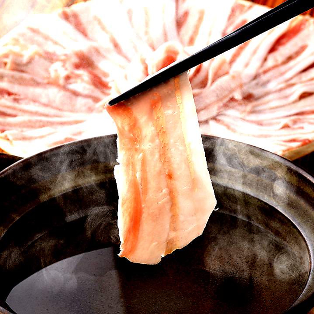 根強い人気！沖縄黒豚“あぐー”のしゃぶしゃぶコースもホットペッパーでお得に♪