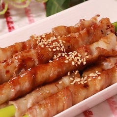 一本アスパラ豚巻串