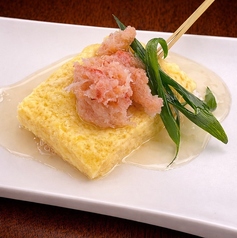 だし巻き蟹あんかけ串