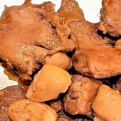 ☆やきとん3種ごちゃ混ぜ焼き 自家製辛味噌付き