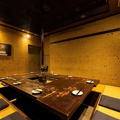 囲炉裏が特徴の大型個室！万全の感染症対策として最新の換気システムを導入！