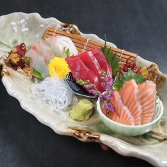 鮮魚三点盛り(各3貫)