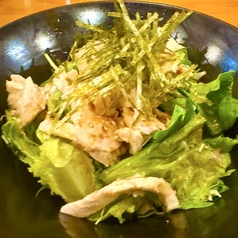 蒸し鶏のチョレギサラダ