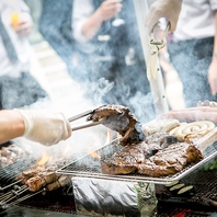 ライブ感のある調理も当会場の推しポイント