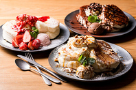 至福のふわふわパンケーキ。デザートタイムを華やかに♪