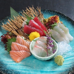 鮮魚四点盛り(各3貫)