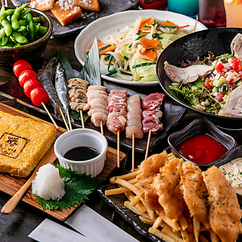 珍しい魚串を堪能できる居酒屋です☆大画面でスポーツ観戦もできます！