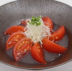 冷やし出汁トマト