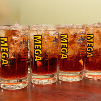 【飲み放題は１時間５９分まで！メガ・ギガサイズもOK】