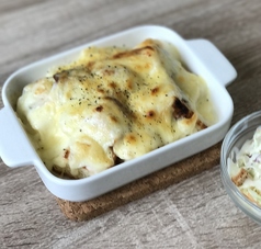 とうふ食パンのパングラタン