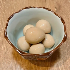 うずらのニンニク醤油漬け