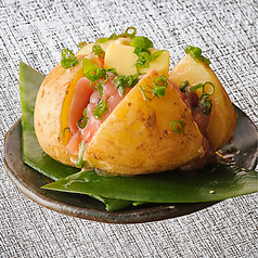 ジャガバタ塩辛ホイル焼き