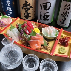 鮮魚五点盛り(各3貫)