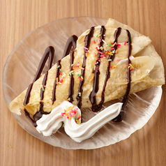 鉄板チョコバナナクレープ