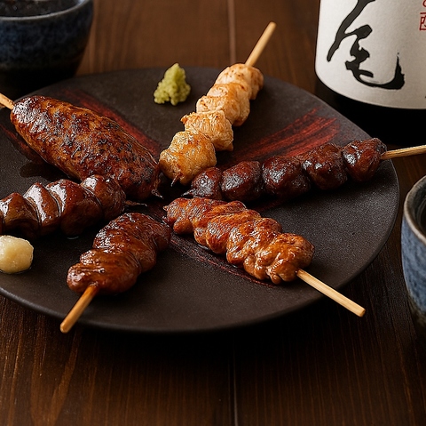 本格焼酎や本格焼き鳥が堪能できるお店◎宴会用のコース料理もご用意しております◎