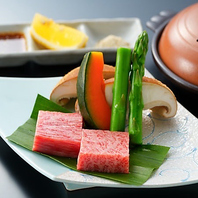 季節ごとの新鮮な食材を大切にして。