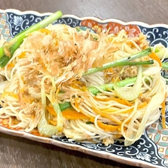 カレー風味のソーミンチャンプル