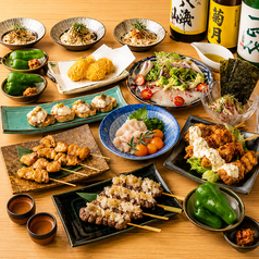 串焼きと野菜巻きと九州料理の個室居酒屋 いろり堂 津田沼店のコース写真