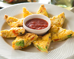 ムール貝のイタリアンオムレツ