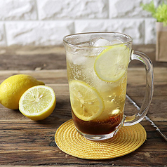 土陽火のレモンサワー(レモンティー)