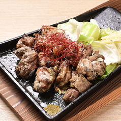 地鶏の炭炙り焼き(大)