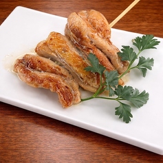 鶏せせり串　柚子クリームソース