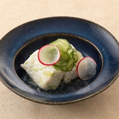 枝豆と長芋羊羹 生姜ジュレ