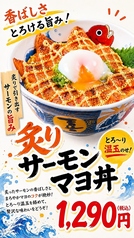 炙りサーモンマヨ丼