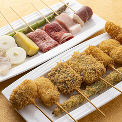 串カツ・串揚げ盛り合わせ8種