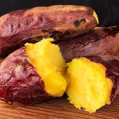 特濃抹茶楼自慢のサツマイモ　アイスクリーム添えも可の写真